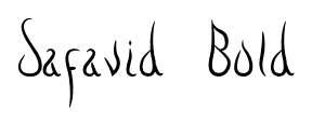 Safavid-Bold font